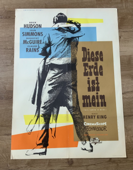 Diese Erde ist mein (Plakat in A1) - Rock Hudson