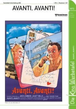 Kinowerbetafel #127 - Avanti, Avanti!