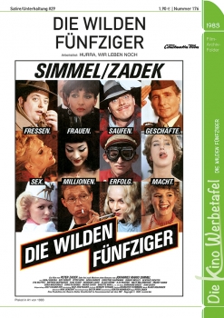 Kinowerbetafel #176 - Die wilden Fünfziger