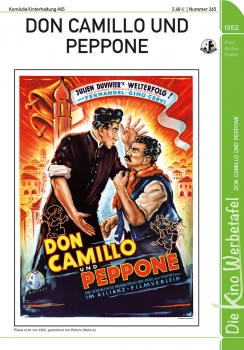 Kinowerbetafel #265 - Don Camillo und Peppone