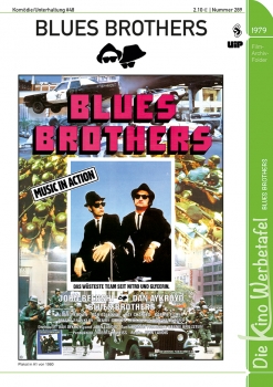 Kinowerbetafel #289 - Blues Brothers
