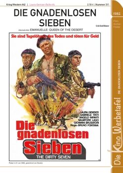 Kinowerbetafel #311 - Die gnadenlosen Sieben
