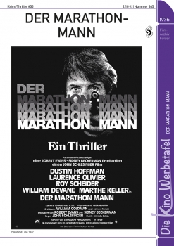 Kinowerbetafel #345 - Der Marathon Man