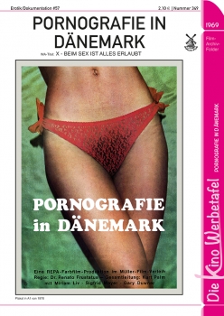 Kinowerbetafel #349 - Pornografie in Dänemark
