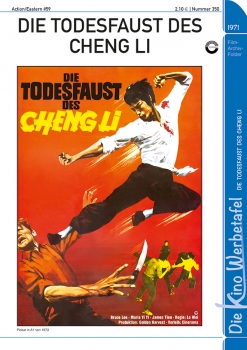 Kinowerbetafel #350 - Die Todesfaust des Cheng Li