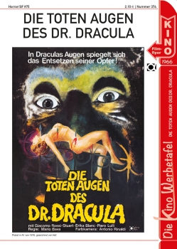 Kinowerbetafel #374 - Die toten Augen des Dr. Dracula