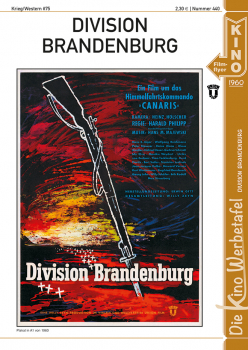 Kinowerbetafel #440 - Division Brandenburg