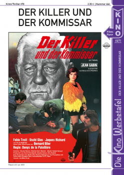 Kinowerbetafel #446 - Der Killer und der Kommissar