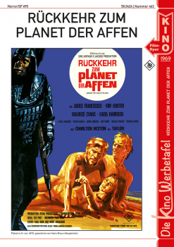 Kinowerbetafel #463 - Rückkehr zum Planet der Affen
