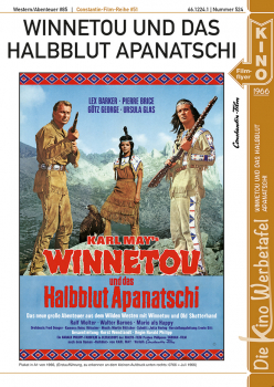 Kinowerbetafel #524 - Winnetou und das Halbblut Apanatschi