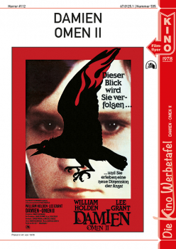 Kinowerbetafel #535 - Damien-Omen II