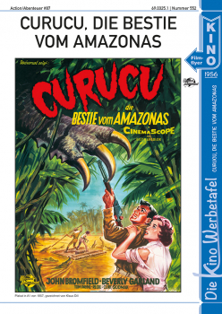 Kinowerbetafel #552 - Curucu, die Bestie vom Amazonas