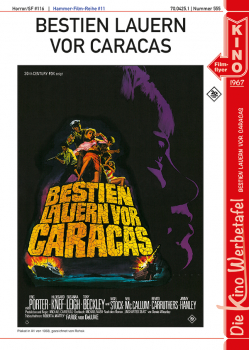Kinowerbetafel #555 - Bestien lauern vor Caracas