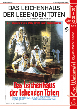 Kinowerbetafel #556 - Das Leichenhaus der lebenden Toten