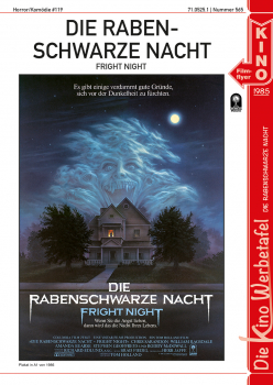 Kinowerbetafel #565 - Die rabenschwarze Nacht