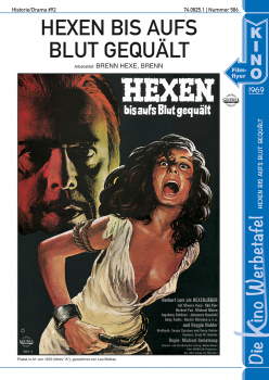Kinowerbetafel #586 - Hexen bis aufs Blut gequält