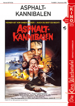 Kinowerbetafel #589 - Asphalt-Kannibalen
