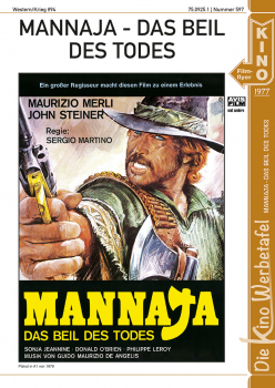 Kinowerbetafel #599 - Mannaja
