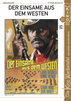 Kinowerbetafel #619 - Der Einsame aus dem Westen