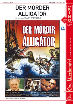 Kinowerbetafel #634 - Der Mörder-Alligator