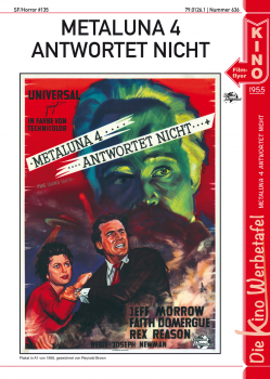 Kinowerbetafel #636 - Metaluna 4 antwortet nicht