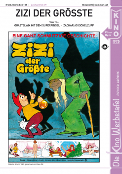 Kinowerbetafel #645 - Zizi der Grösste