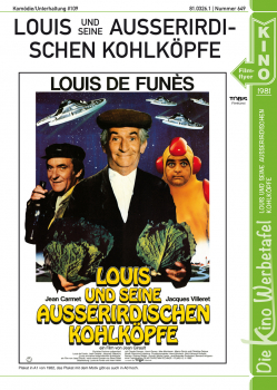 Kinowerbetafel #649 - Louis und seine ausserirdischen Kohlköpfe
