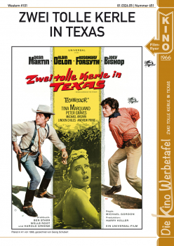 Kinowerbetafel #651 - Zwei tolle Kerle in Texas