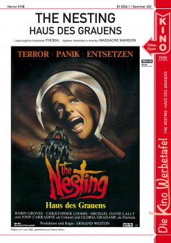 Kinowerbetafel #652 - Nesting - Haus des Grauens