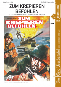 Kinowerbetafel #686 - Zum krepieren befohlen!