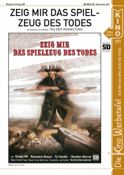Kinowerbetafel #691 - Zeig mir das Spielzeug des Todes