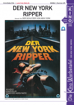 Kinowerbetafel #695 - Der New York Ripper