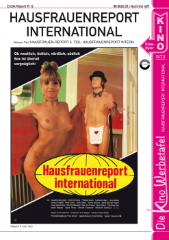 Kinowerbetafel #696 - Hausfrauenreport International