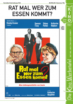 Kinowerbetafel #704 - Rat mal wer zum essen kommt