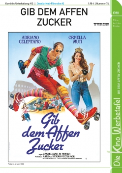 Kinowerbetafel #74 - Gib dem Affen Zucker