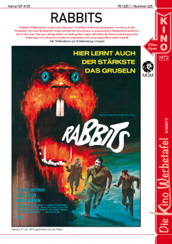 Kinowerbetafel #625 - Rabbits