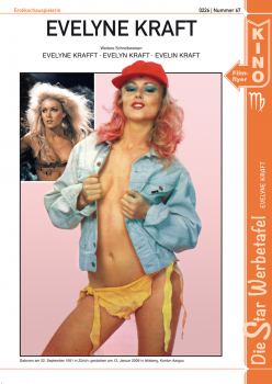 Star-Werbetafel #67 - Evelyne Kraft