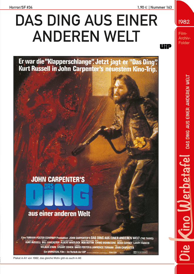 Tele Movie Shop Kinowerbetafel 163 Das Ding Aus Einer Anderen Welt