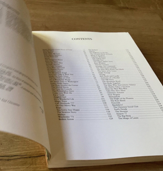 James Stewart (Filmbuch in englisch), ca. 250 Seiten, SAMMLUNGSAUFLÖSUNG