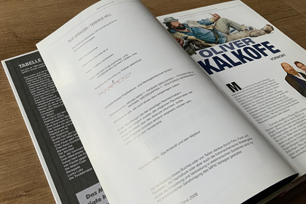 Bud Spencer & Terence Hill Chronicles (Buch) persönliches Archivexemplar