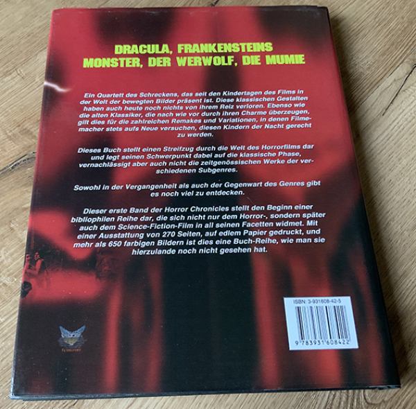 MPW's Horror Chronicles Band 1 (Hardcoverbuch) Sammlungsauflösung