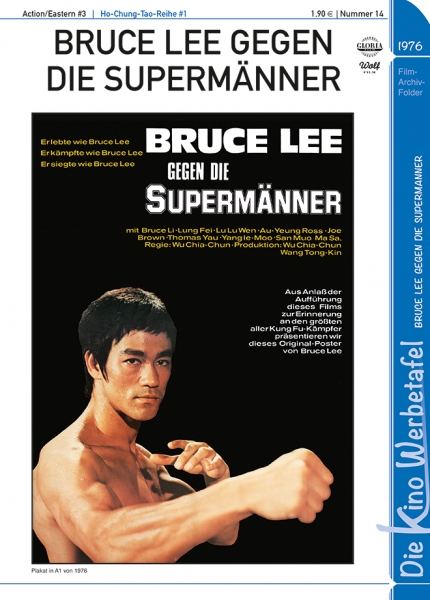Kinowerbetafel #14 - Bruce Lee gegen die Supermänner