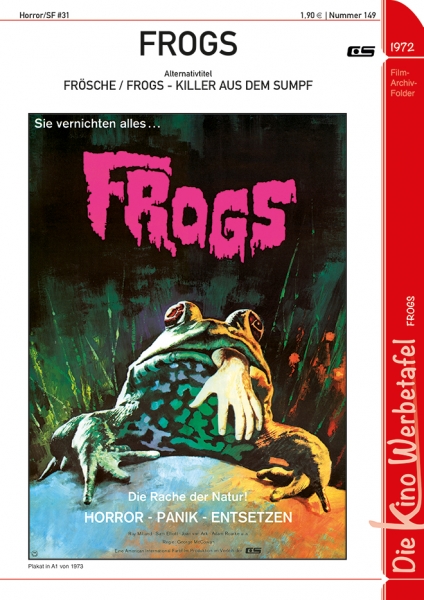 Kinowerbetafel #149 - Frogs