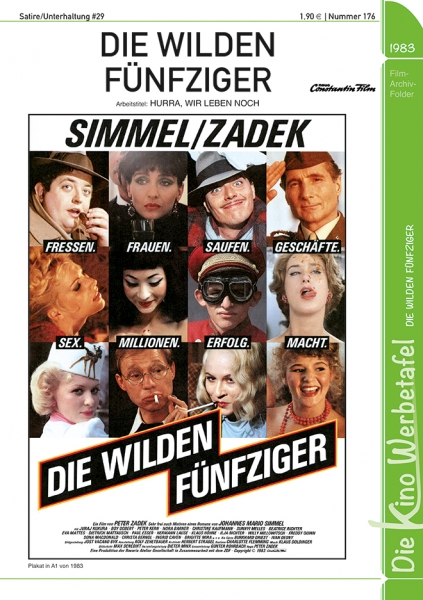 Kinowerbetafel #176 - Die wilden Fünfziger