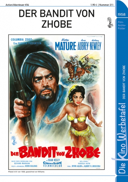 Kinowerbetafel #211 - Der Bandit von Zhobe