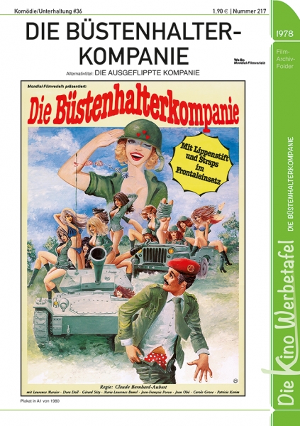 Kinowerbetafel #217 - Die Bustenhalterkompanie