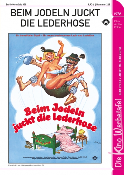 Kinowerbetafel #228 - Beim jodeln juckt die Lederhose