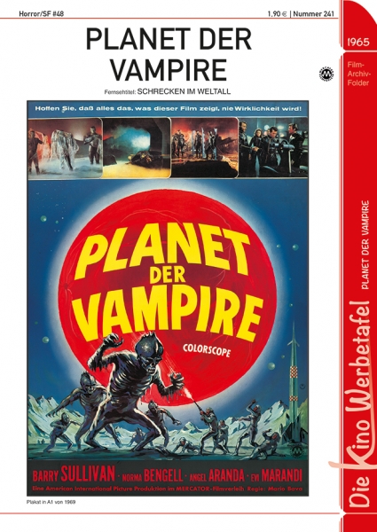 Kinowerbetafel #241 - Planet der Vampire