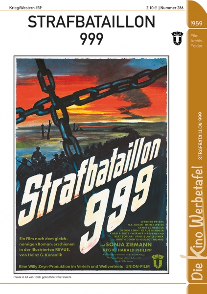 Kinowerbetafel #286 - Strafbataillon 999