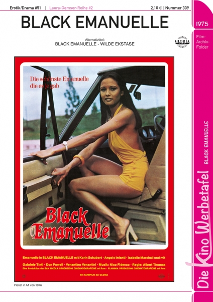 Kinowerbetafel #309 - Black Emanuelle